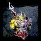 200mm BUST Resin Model Kit King Orc Warrior Unpainted