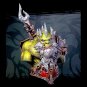 200mm BUST Resin Model Kit King Orc Warrior Unpainted