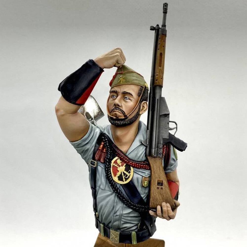 1/10 BUST Resin Model Kit Conqueror of Africa Spanish Legionnaire Unpainted