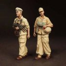 1/35 2pcs Resin Model Kit German Soldiers Infantry Africa WW2 Unpainted