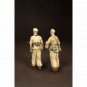 1/35 2pcs Resin Model Kit German Soldiers Infantry Africa WW2 Unpainted