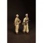 1/35 2pcs Resin Model Kit German Soldiers Infantry Africa WW2 Unpainted
