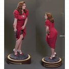 1/18 Resin Model Kit Beautiful Girl Peggy Carter Movie Unpainted