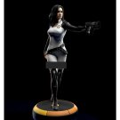 1/18 100mm 3D Print Cyberpunk Model Kit Beautiful Girl Woman Space Unpainted