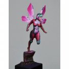 1/24 75mm 3D Print Cyberpunk Model Kit Beautiful Girl Woman Fairy Unpainted