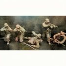 1/35 5pcs Resin Model Kit Winter German Soldiers Assault Troops WW2 Unpainted