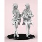 1/24 2pcs Resin Model Kit Modern Asian Beautiful Girls Unpainted