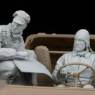 1/16 2pcs Resin Model Kit German Soldiers Drivers (no car) WW2 Unpainted