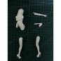 1/12 Resin Model Kit Modern Beautiful Girl Race Queen Speed Racing Unpainted