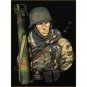 1/10 BUST Resin Model Kit German Soldier Panzerfaust Destroyer WW2 Unpainted