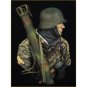 1/10 BUST Resin Model Kit German Soldier Panzerfaust Destroyer WW2 Unpainted