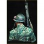 1/10 BUST Resin Model Kit Vietnam War US Army Soldier with M-16 Unpainted