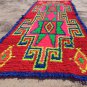 carpet berber moroccan rug handmade antique berber white wool 250 cm * 80 cm