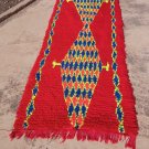 carpet berber moroccan rug handmade antique berber white wool 250 cm * 80 cm