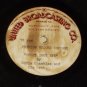 Eddie Chamblee Every Shut Eye/ Calypso Blues United Broadcasting Co. Acetate 78 rpm -RARE