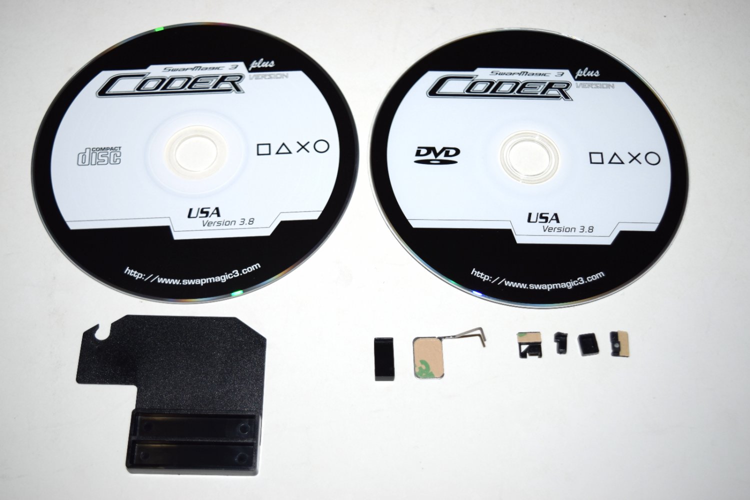 Swap Magic 3 Coder 3.8 PS2 NTSC USA DVD CD with Slide Tool and Magic