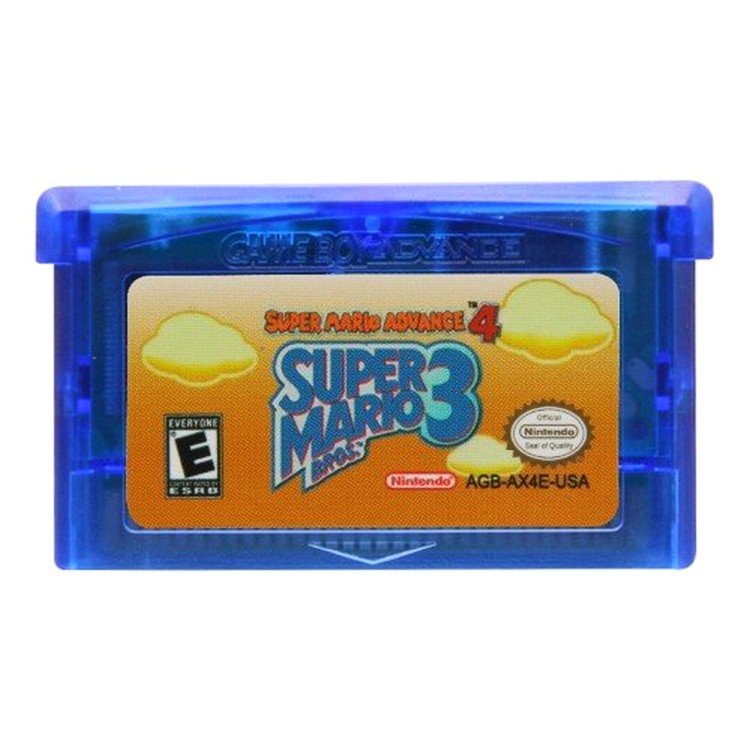 Super Mario Advance 4 Mario Bros 3 with 38 eReader Levels Color