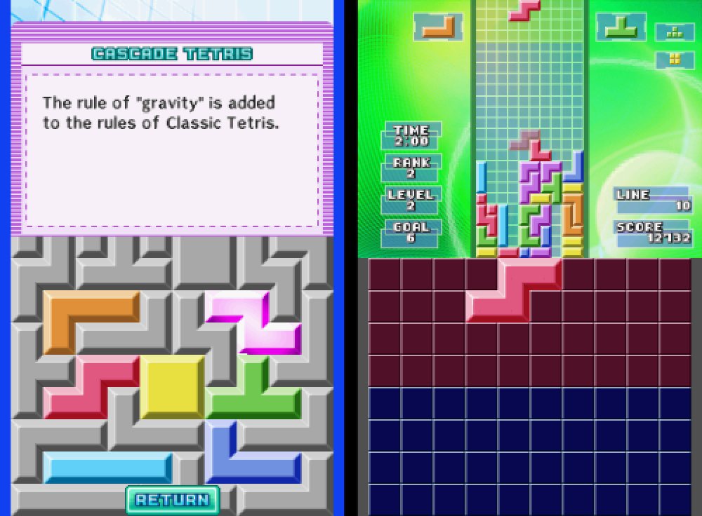 Tetris DS THQ version Nintendo DS cartridge (compatible in DS and DS