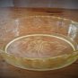 Hughes Corn Flower / Cornflower Cutting on a Sahara Heisey Lemon Dish- Empress Line