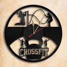 CrossFit Vinyl Record Wall Clock Handmade Worldwide Shipping