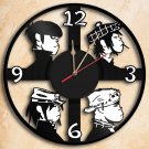 Gorillaz Vinyl Record Wall Clock Handmade Worldwide Shipping