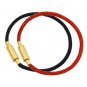 3mm woven cow leather rope titanium steel wire red rope transfer bead bracelet