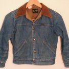 *Boys Vintage Wrangler Western Lined Denim Jean Jacket USA