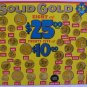 Vintage " SOLID GOLD " Payout Board NEW USA