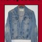 Girl's Aeropostale Distressed Denim Jean Jacket Size Large