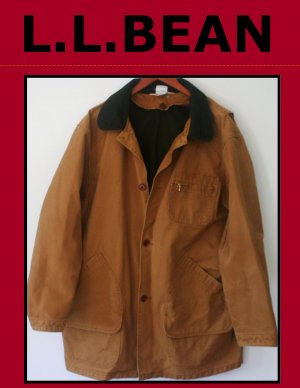 Vintage L.L.Bean Original Field Coat with Wool Liner USA