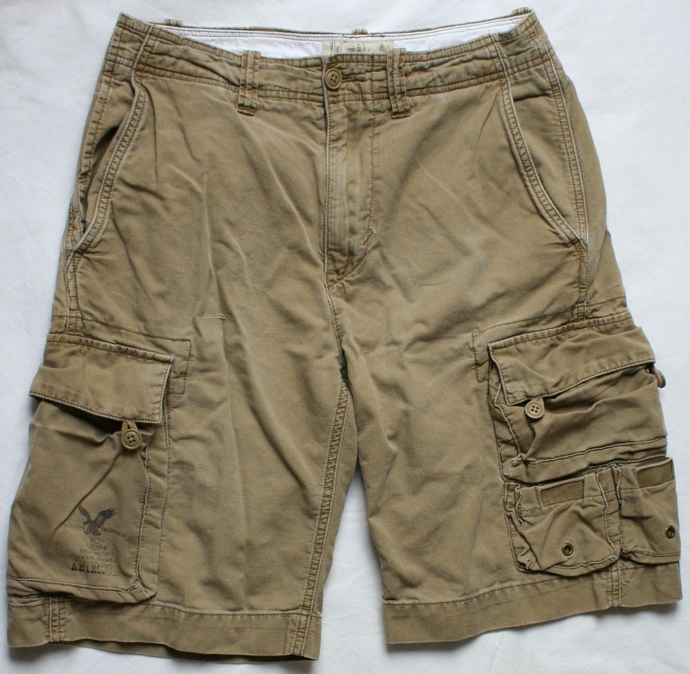 Mens Men's AE AMERICAN EAGLE OUTFITTERS Classic Cargo Short Size 28