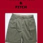 Mens Men's ABERCROMBIE & FITCH CO. Preppy Twill Short Size 34
