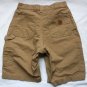 Men's Carhartt Style # B147: Canvas Work Short Size 30