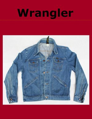 Vintage Men's Large Wrangler Unlined Denim Jean Jacket USA