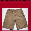 Men's AEROPOSTALE  Flat-Front Solid Canyon Brown Short Size 31