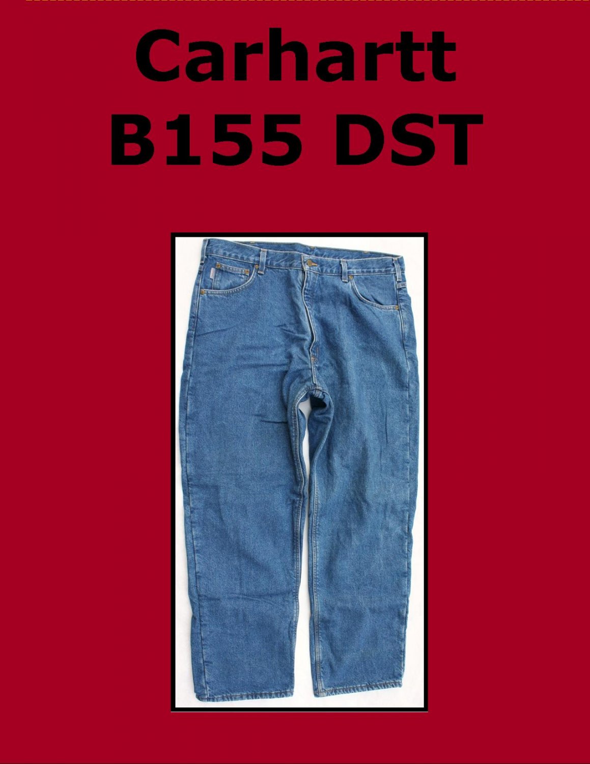 carhartt b155 fleece lined jeans