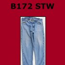 Used Carhartt Flannel -Lined Cotton Denim Jeans B172STW 38 x 33