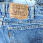 Mens Hige Levi 505 Orange Tab Zip Fly Regular Fit Jeans 28 x 32