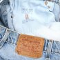 Used Mens Levi 505 Red Tab Zip Fly Regular Fit  Jeans 32 x 34