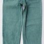 Vintage 80's Mens Levi 550 Orange Tab Zip Fly Relaxed Fit Green Jeans 30 x 30 USA