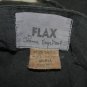 Vintage FLAX by Jeanne Englehart Jumper dress black linen S