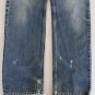 Distressed Hige Mens Levi 505 Red Tab Zip Fly Regular Fit Jeans 33 x 34