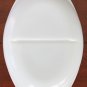Vintage Pyrex 1.5 Qt Divided Casserole #1063 Plain White USA