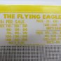 Vintage "8 ea" 5 cent 2000 hole " THE FLYING EAGLE " Punchboards NEW USA