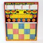 Vintage 25 cent 1500 hole " JOE'S SPECIAL PRIZE " Punchboard NEW OLD STOCK USA