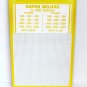 Vintage "2 ea" 5 cent 2500 hole " SUPER DELUXE " Punchboards NEW USA