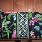 Vera Bradley Botanica Med Bow Cosmetic Case