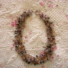 Tiger's Eye & Stone Necklace