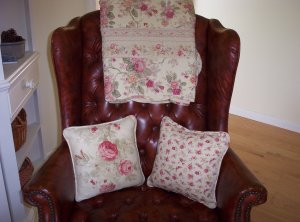 Cottage Rose Accent Pillows