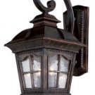 Trans Globe Antique Rust Outdoor Wall Lantern 5420AR